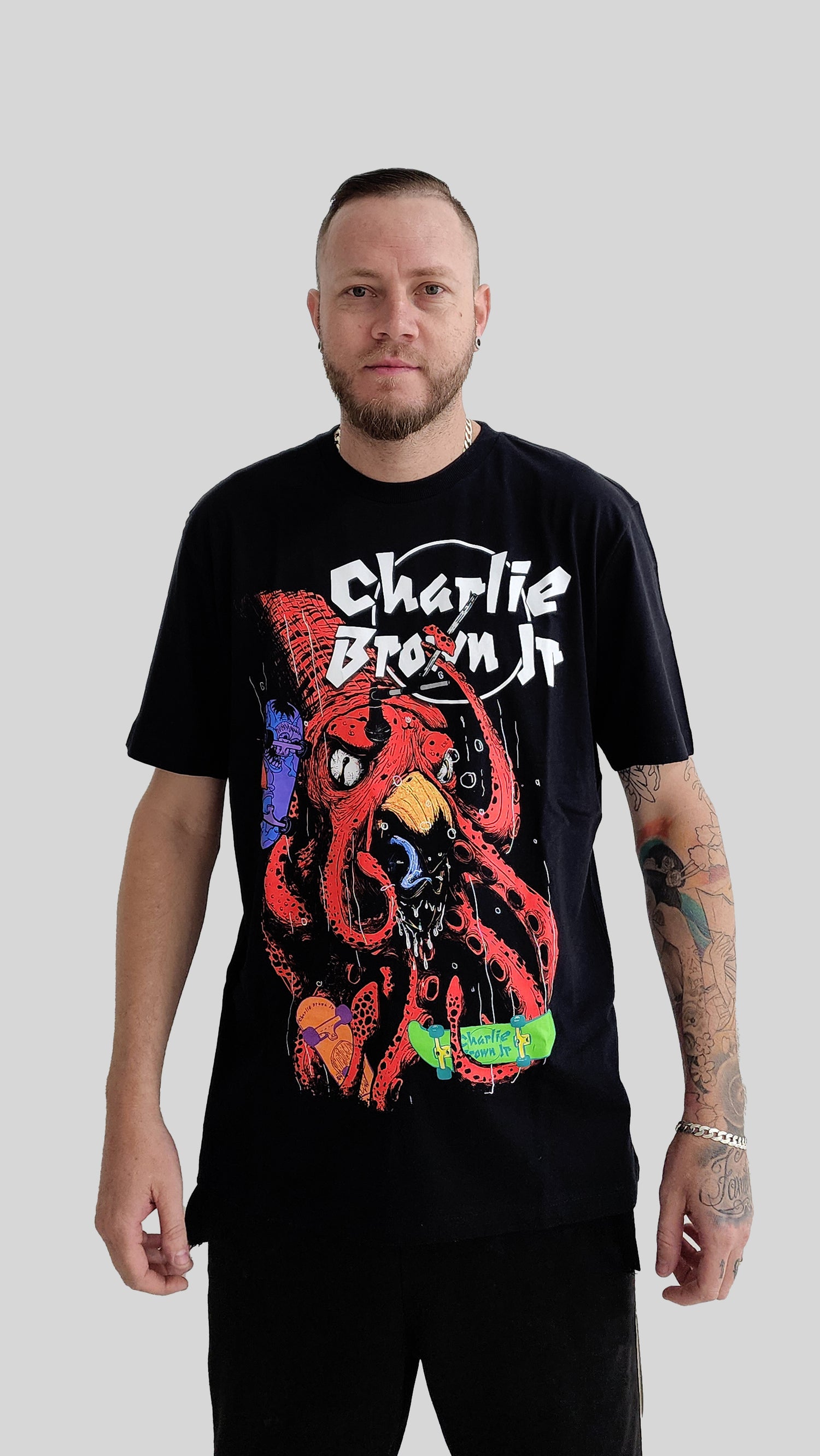 Camiseta Manga Curta Charlie Brown Jr. Zóio De Lula