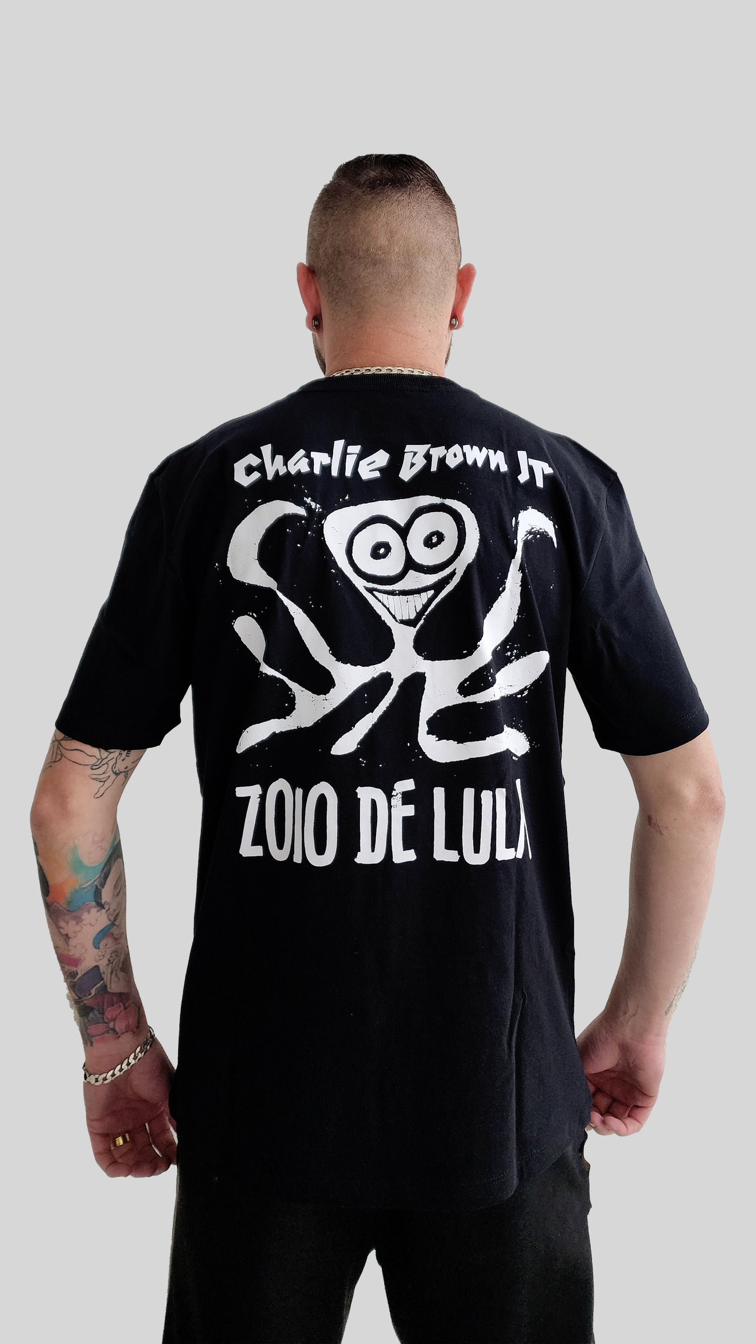 Camiseta Manga Curta Charlie Brown Jr. Zóio De Lula