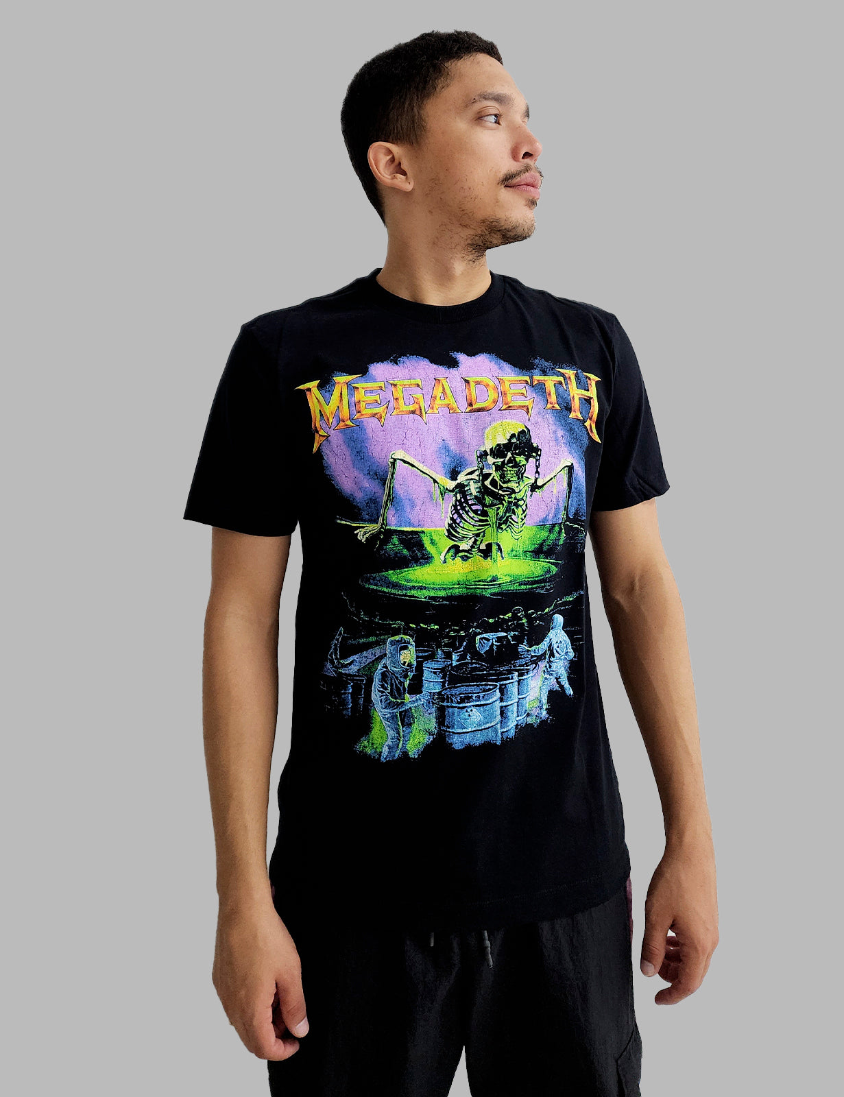 Camiseta Manga Curta Megadeth Contaminated