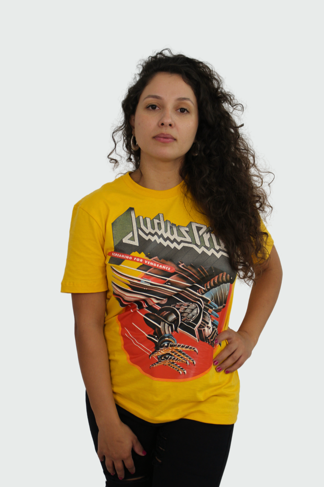 Camiseta Manga Curta Judas Priest Screaming For Vengeance