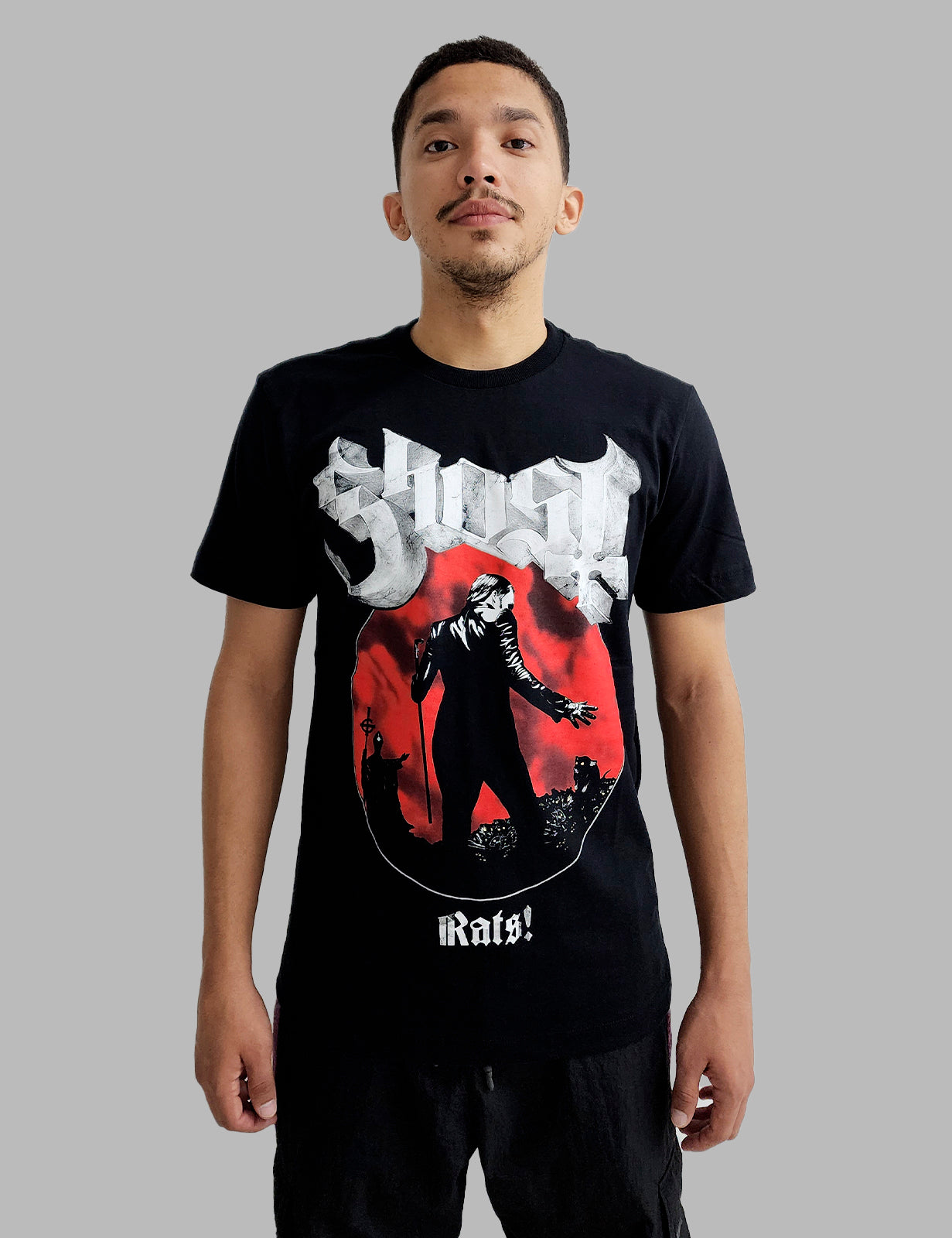 Camiseta Manga Curta Ghost Rats