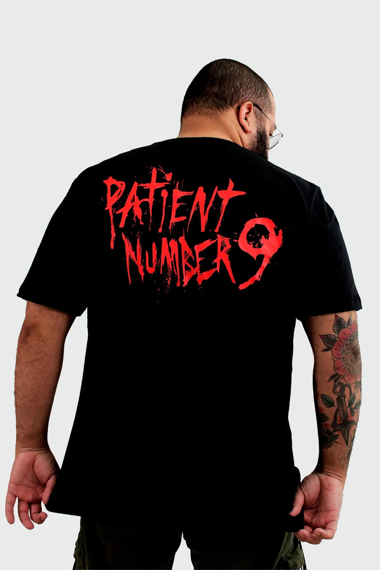 Camiseta Manga Curta Ozzy Osbourne Patient Number 9 Wings