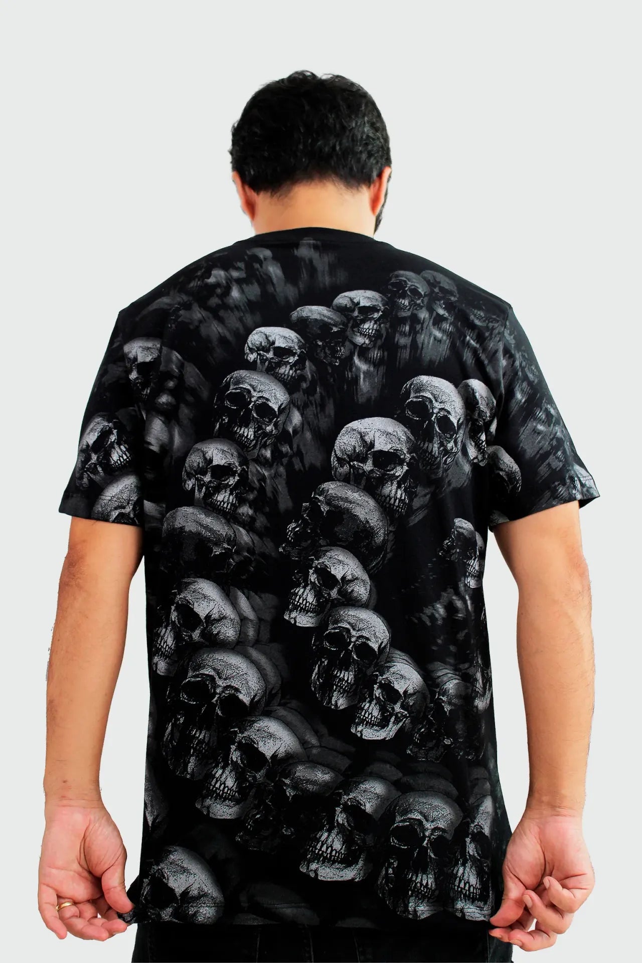 Camiseta Manga Curta Consulado Do Rock Massive Skull
