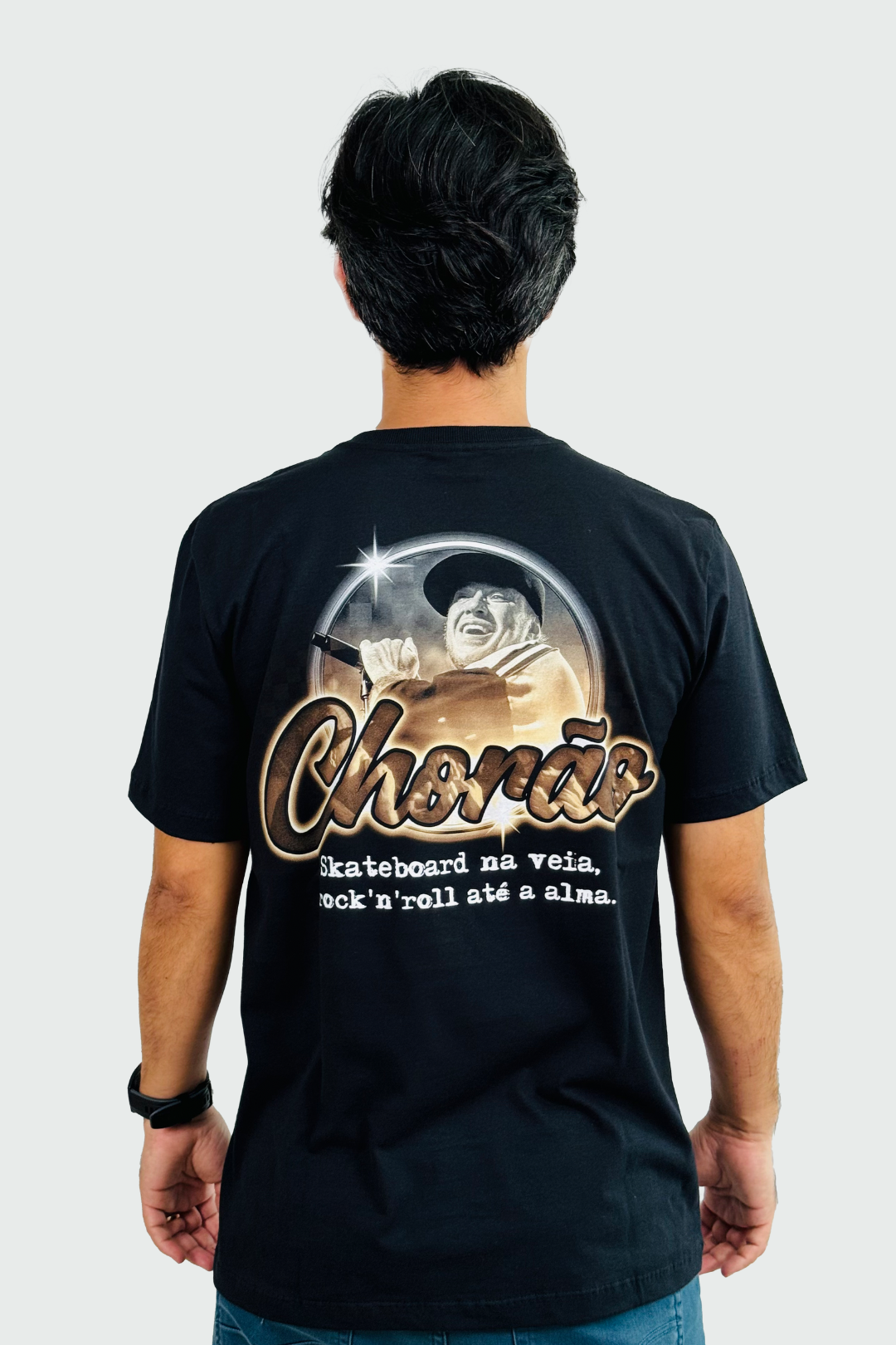 Camiseta Manga Curta Charlie Brown Jr. Chorão Skateboard Na Veia